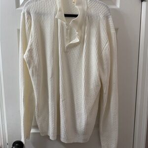 Men's Classic White Long Sleeve Shirt
